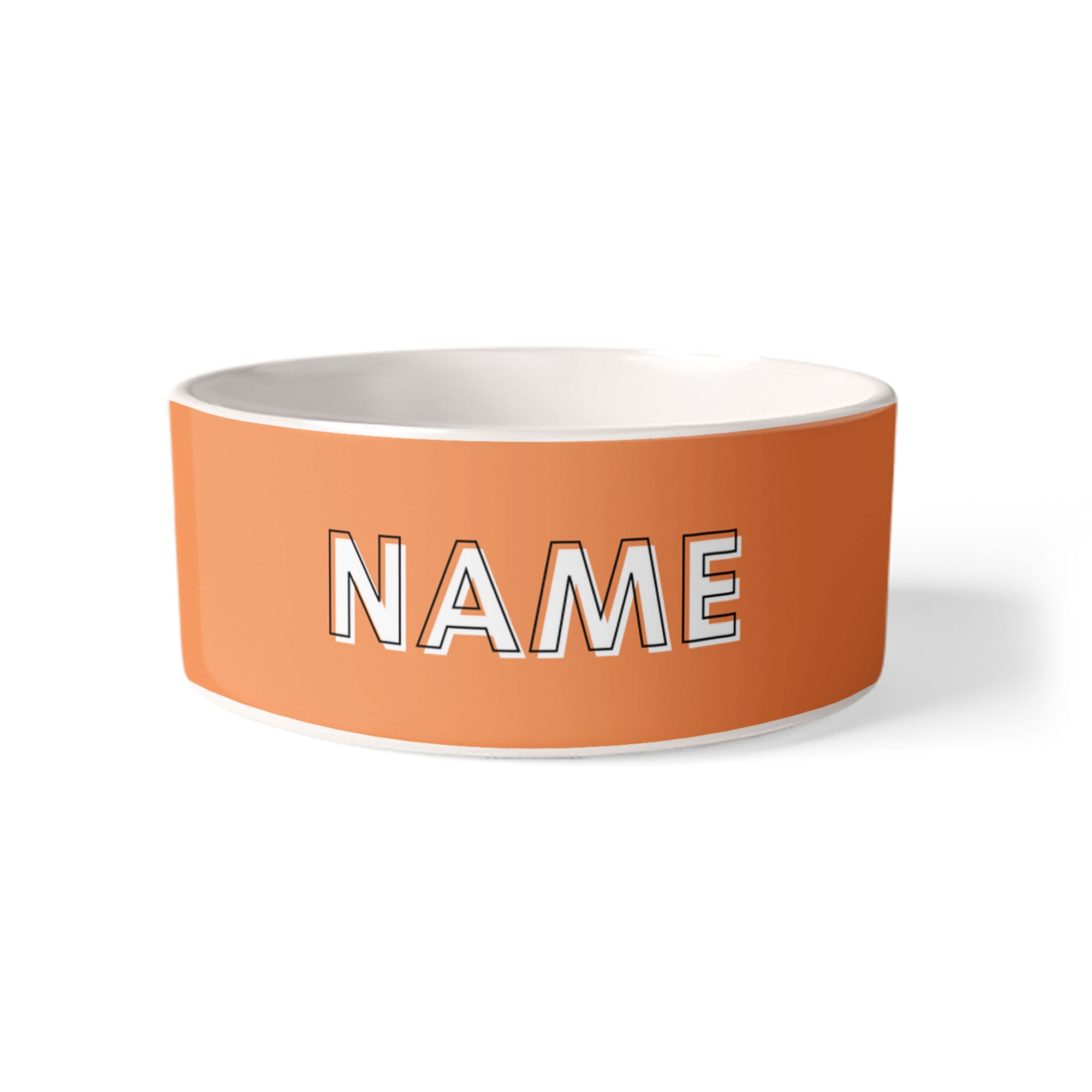 Custom Solid Color Dog Bowl