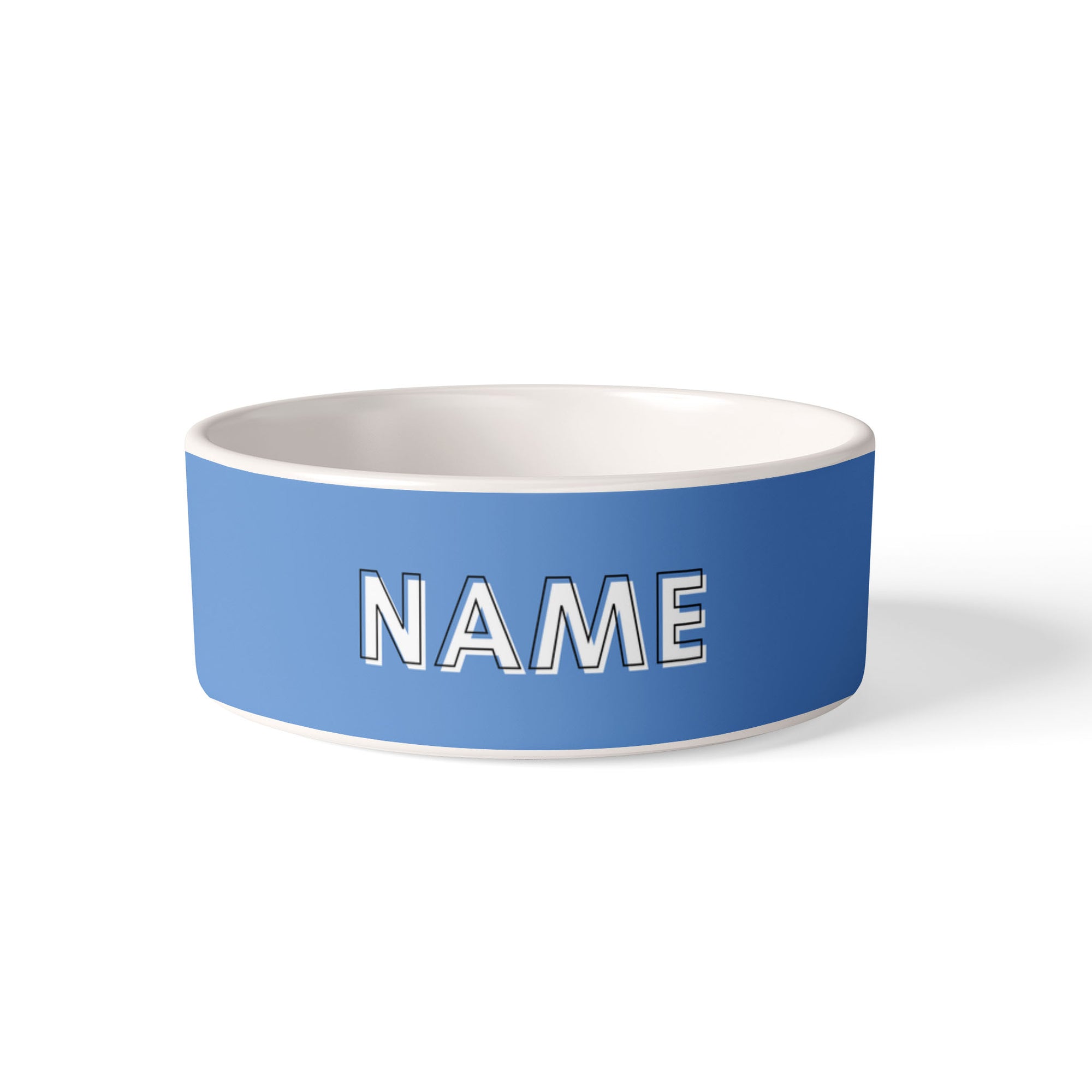 Custom Solid Color Dog Bowl
