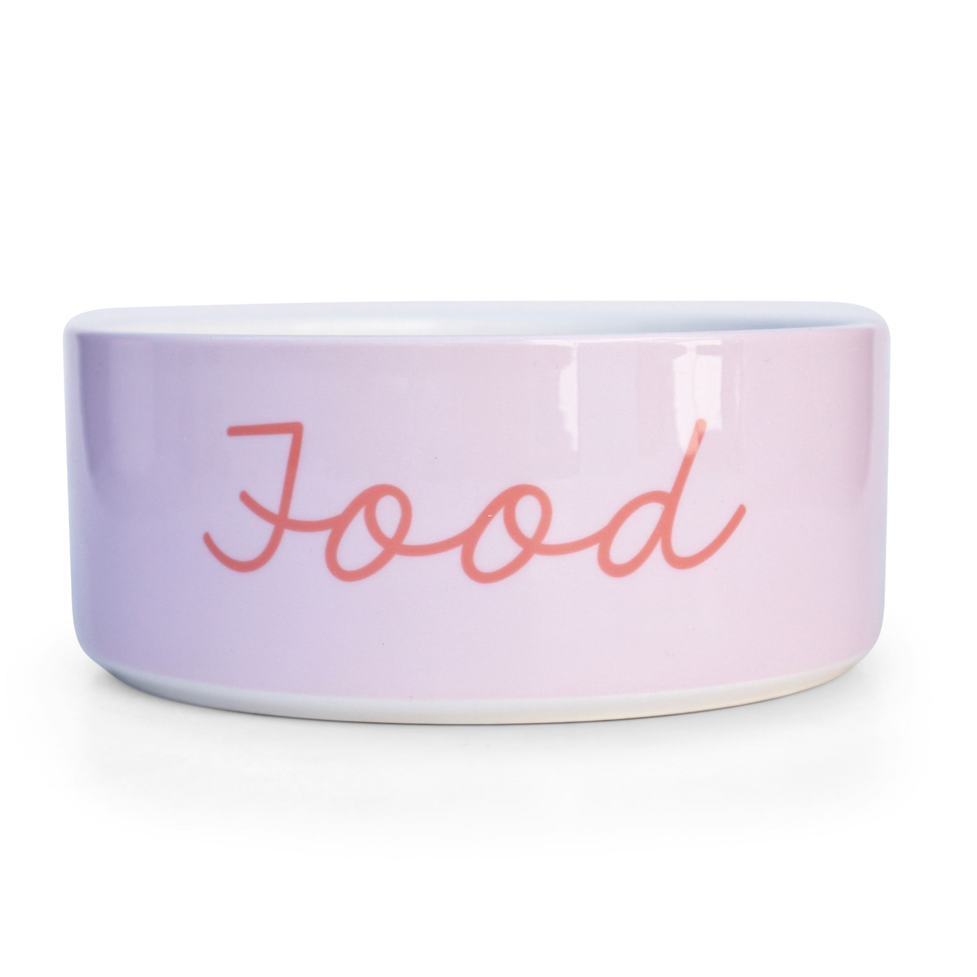 Custom Solid Color Dog Bowl (Ballet Slippers)