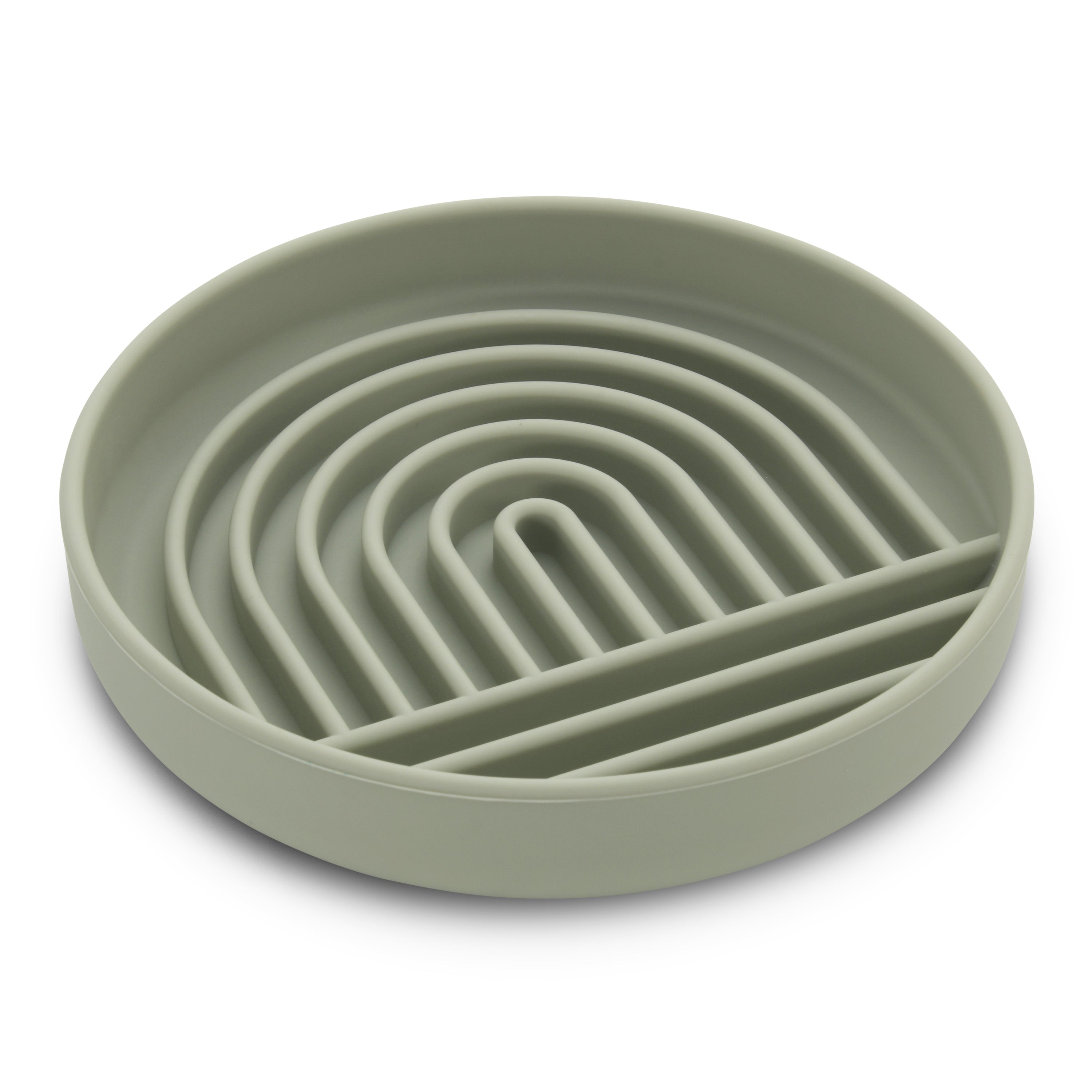 Zilly Slow Feeder Dog Food Mat, Lick Mat for Medium Large Dogs - Slow Feeder Bowl, (Mint Green)