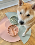 The Large Half Moon Mat: Silicone Dog Food Mat