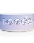 Custom Color Duo Dog Bowl (Periwinkle / Wisteria)