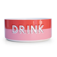 Custom Color Duo Dog Bowl (Coral / Millennial Pink)